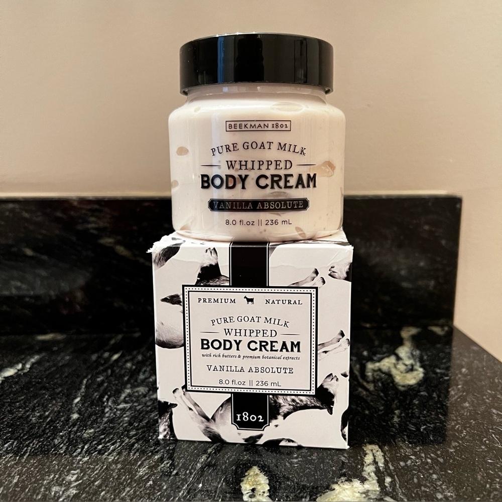Beekman 1802 Pure Goat Milk Whipped Body Cream - Vanilla Absolute BNIB